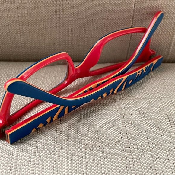 Ray-Ban Women Eyeglasses Blue/Red Tone RB1535 48[]16 130 Glasses Retail $130 - Picture 8 of 12